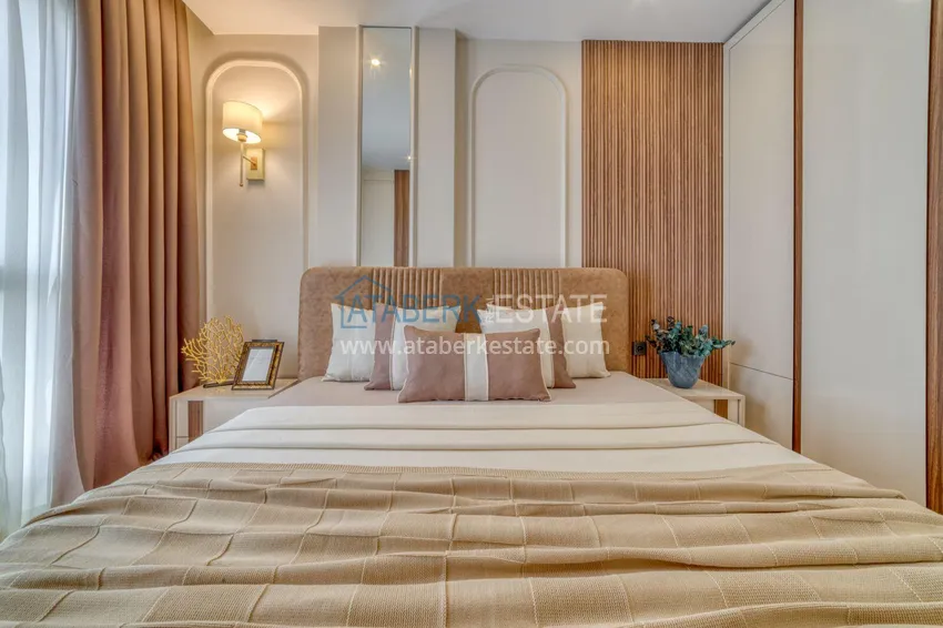Kupuj Apartament pod klucz z dwiema sypialniami w Mahmutlar w nowoczesnym kompleksie 14