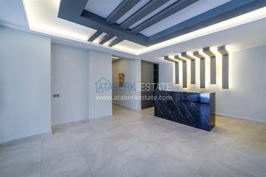 Jednopokojowy apartament z widokiem na morze i góry, dzielnica Mahmutlar — Alanya 17