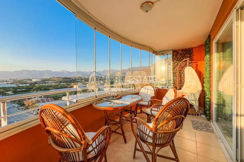 Purchase Apartment 2+1 with furniture, mountain and sea views — Alanya, Mahmutlar district 19