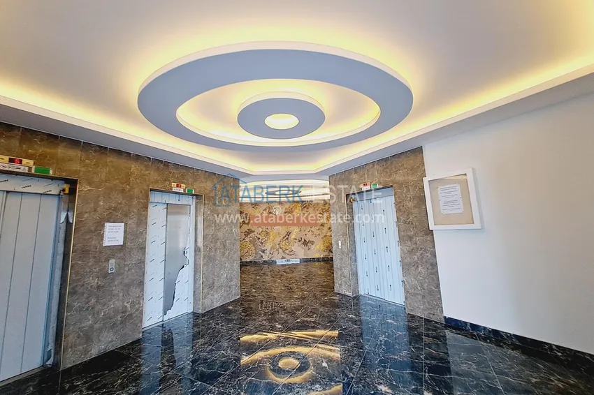 1+1 apartment with new furniture mountain views in a modern complex - Mahmutlar district, Alanya 20 