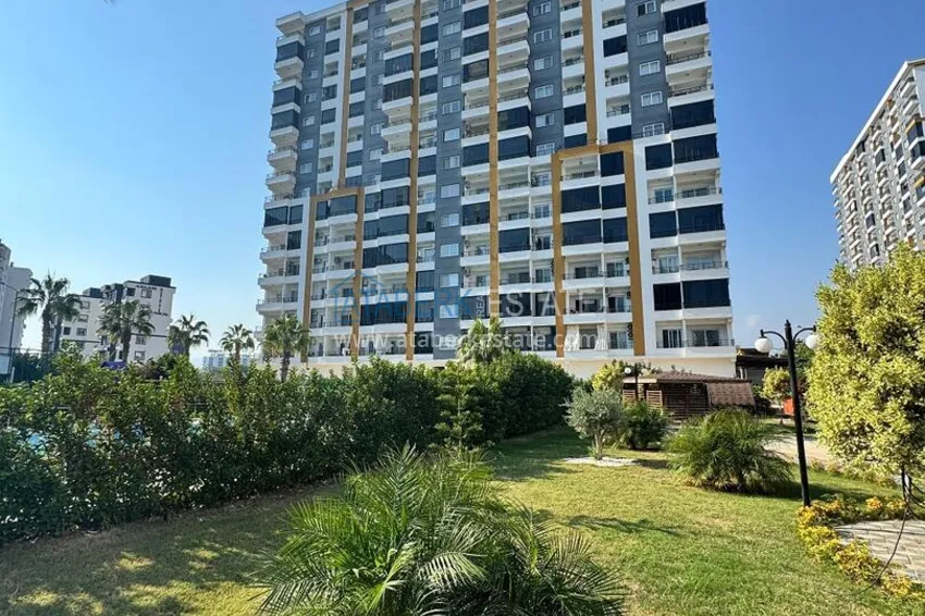 Turnkey two-bedroom apartment with sea view in Mersin - Tomyuk 1 