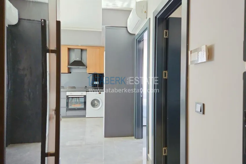 Kupuj Apartament 1+1 z meblami i przeszklonym balkonem, dzielnica Oba — Alanya 1