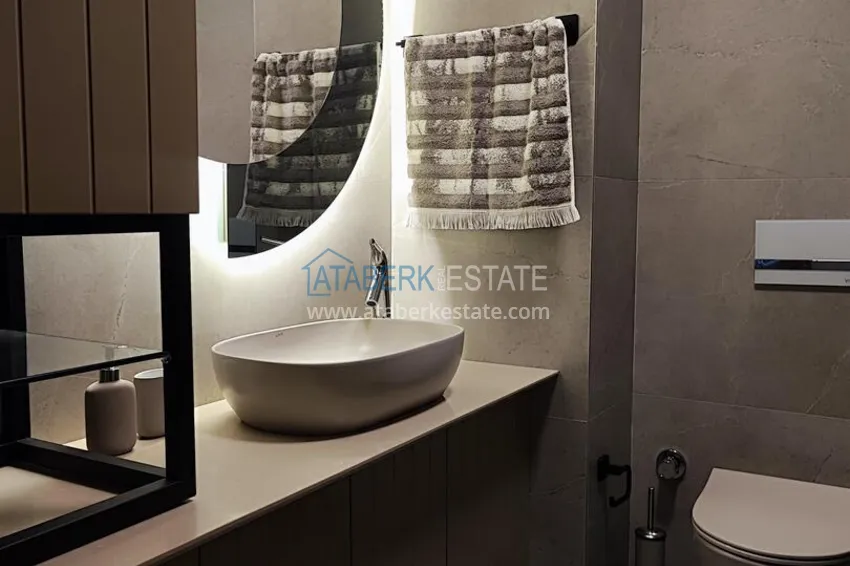 Purchase Two-bedroom apartment with furniture and panoramic sea views in a premium complex — Antalya, Kepez 26