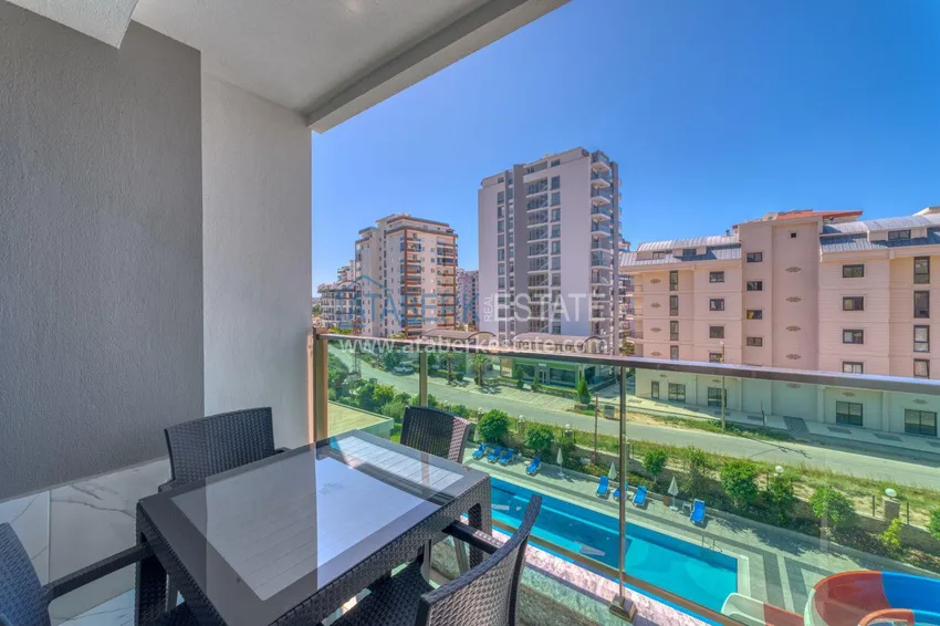 Kupuj Apartament pod klucz z dwiema sypialniami w Mahmutlar w nowoczesnym kompleksie 23