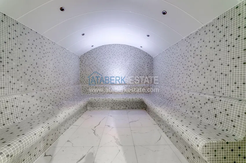Apartament pod klucz z dwiema sypialniami w Mahmutlar w nowoczesnym kompleksie 31