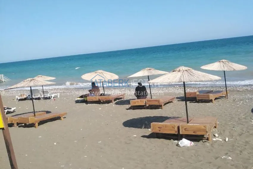 Przestronny apartament 1+1 z widokiem na morze i 2 przeszklonymi balkonami w Mersin, Arpacbakhshish 3