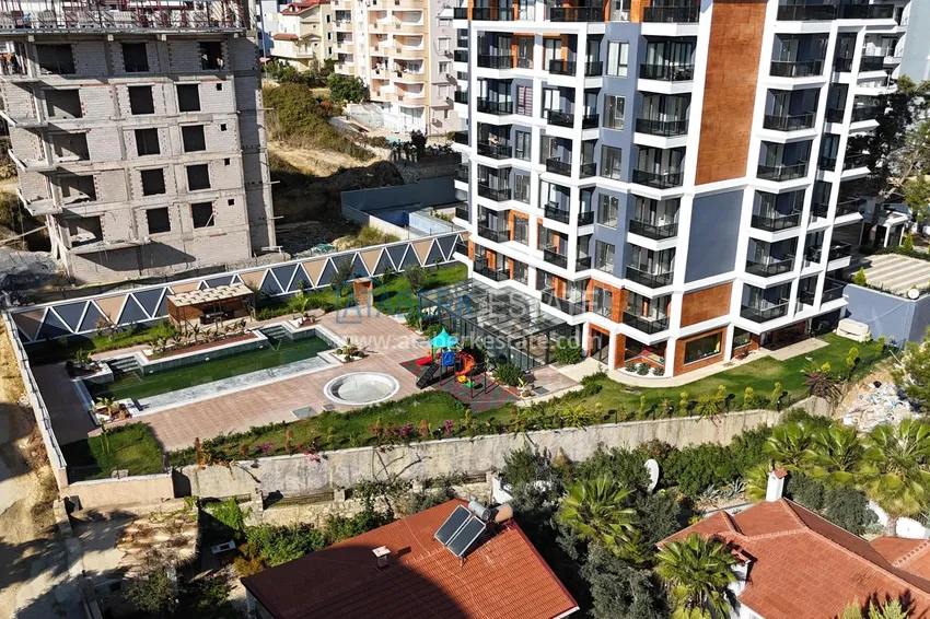 Gotowe mieszkanie 1+1 w nowym kompleksie mieszkalnym, dzielnica Avsallar — Alanya 3
