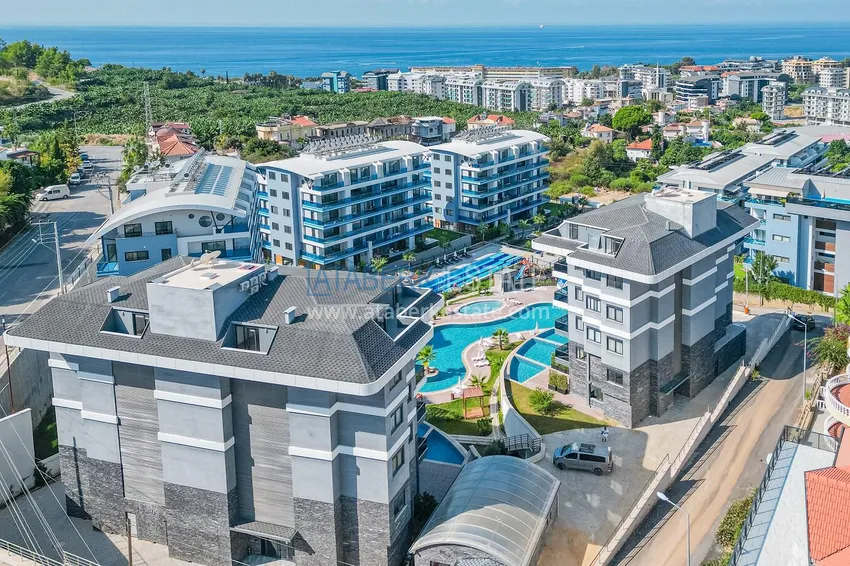 Furnished apartment with sea view in Kargicak area, Alanya 4