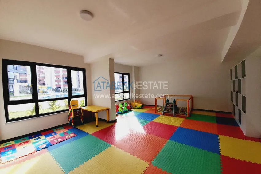 1+1 apartment with new furniture mountain views in a modern complex - Mahmutlar district, Alanya 29 