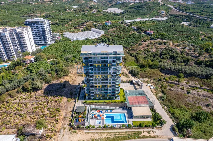 Apartament pod klucz z dwiema sypialniami w Mahmutlar w nowoczesnym kompleksie 5