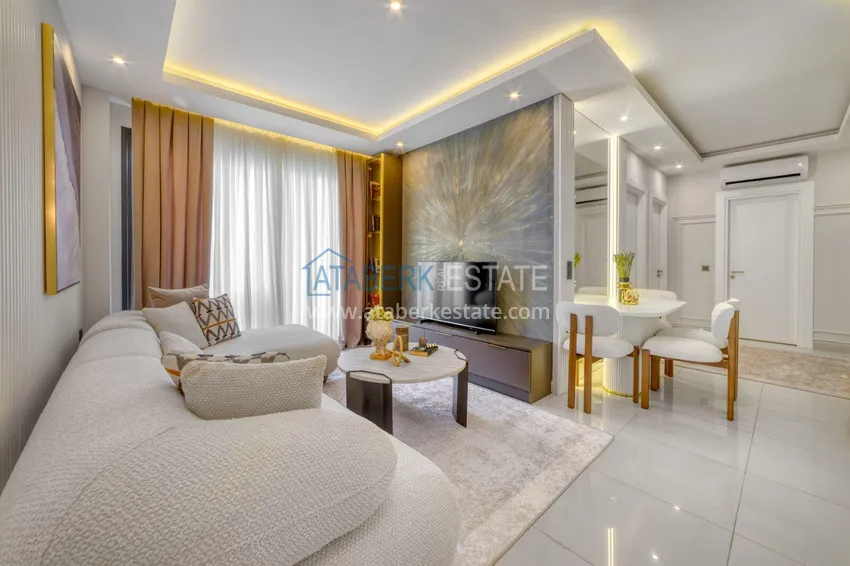 Kupuj Apartament pod klucz z dwiema sypialniami w Mahmutlar w nowoczesnym kompleksie 5