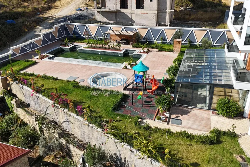 Gotowe mieszkanie 1+1 w nowym kompleksie mieszkalnym, dzielnica Avsallar — Alanya 5