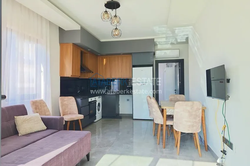 Kupuj Apartament 1+1 z meblami i przeszklonym balkonem, dzielnica Oba — Alanya 5