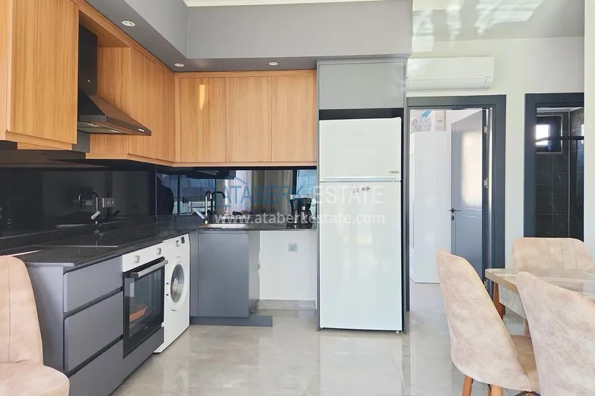 Kupuj Apartament 1+1 z meblami i przeszklonym balkonem, dzielnica Oba — Alanya 6