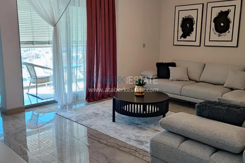 Purchase Two-bedroom apartment with furniture and panoramic sea views in a premium complex — Antalya, Kepez 9