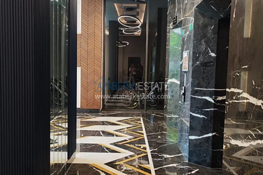 Two-bedroom apartment with furniture and panoramic sea views in a premium complex — Antalya, Kepez 12