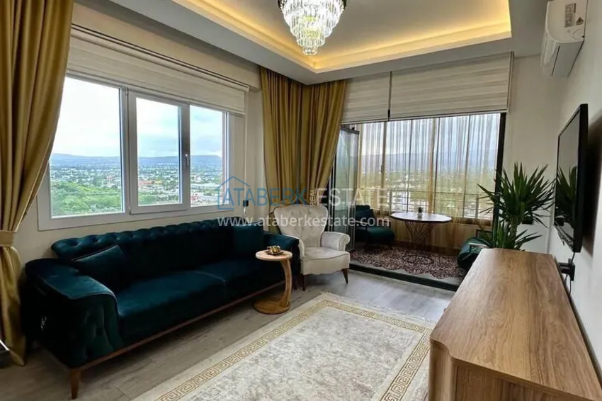 Purchase Turnkey two-bedroom apartment with sea view in Mersin - Tomyuk 8 