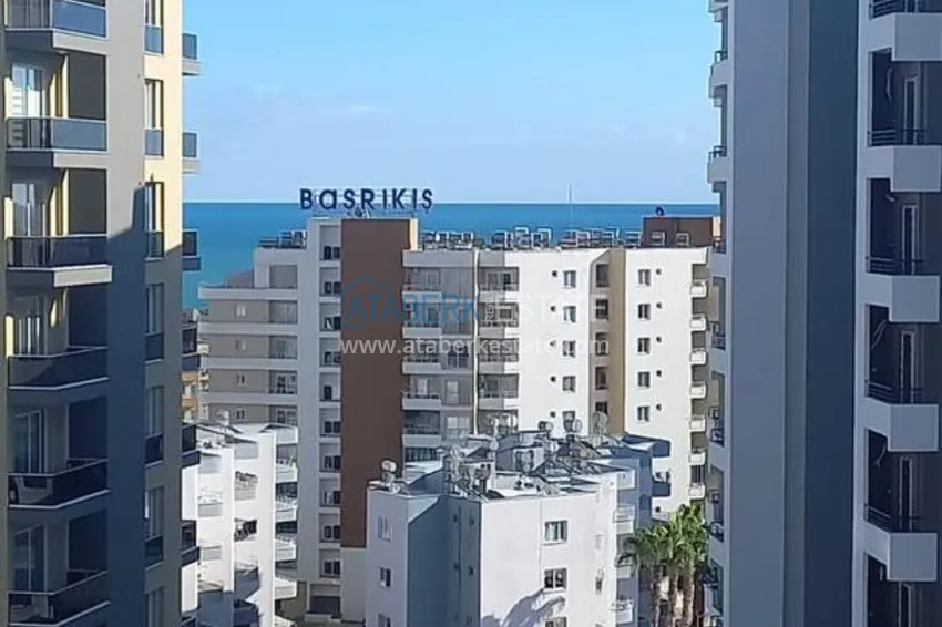 Kupuj Nowy apartament z jedną sypialnią z widokiem na morze w Tomyuk, Mersin 7
