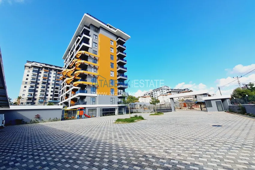 New buildings in Alanya! 1+1 apartment with mountain views, from the owner, Avsallar district — Alanya 8