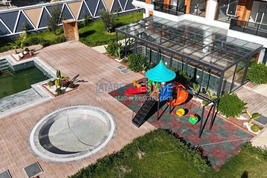 Gotowe mieszkanie 1+1 w nowym kompleksie mieszkalnym, dzielnica Avsallar — Alanya 7