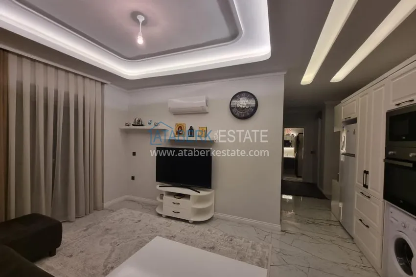 Purchase Furnished three-room apartment in a prestigious area of Alanya, Oba 8 