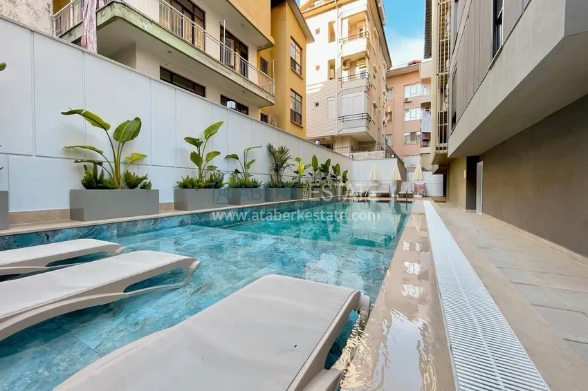 New buildings in Alanya! 2+1 apartment in a modern residential complex with infrastructure — the center of Alanya 8 