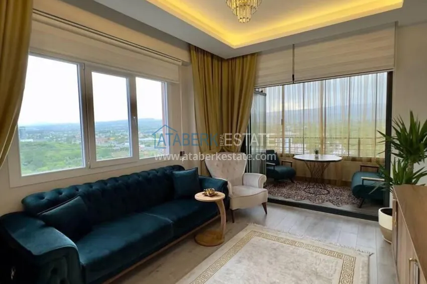 Purchase Turnkey two-bedroom apartment with sea view in Mersin - Tomyuk 9 