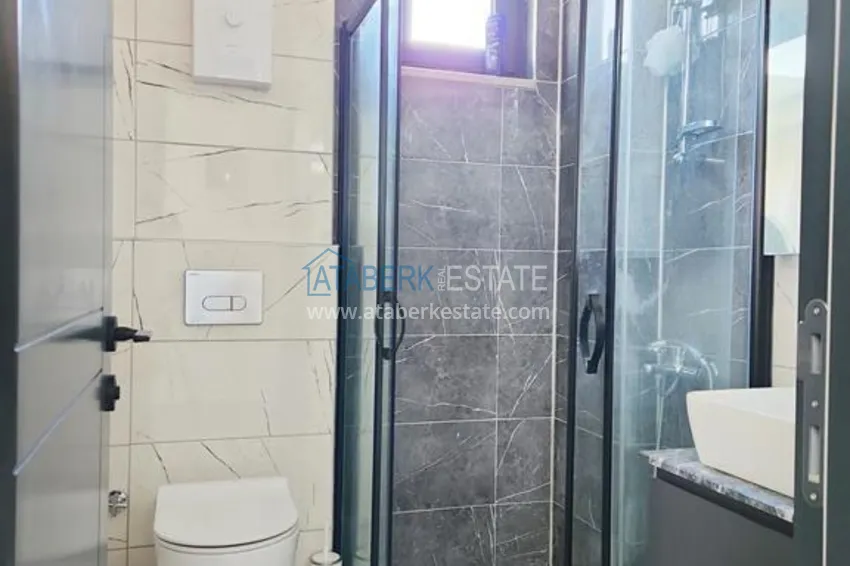Kupuj Apartament 1+1 z meblami i przeszklonym balkonem, dzielnica Oba — Alanya 8