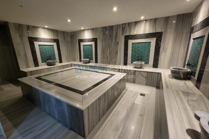 Furnished apartment with sea view in Kargicak area, Alanya 8