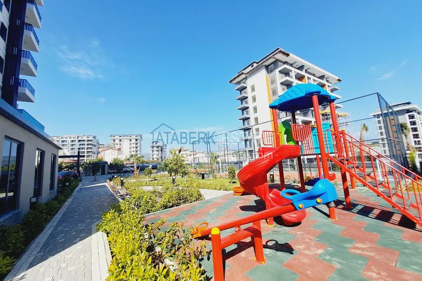 Jednopokojowy apartament z widokiem na morze w nowym kompleksie — Alanya, dzielnica Avsallar 9