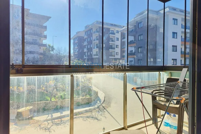 Kupuj Apartament 1+1 z meblami i przeszklonym balkonem, dzielnica Oba — Alanya 9