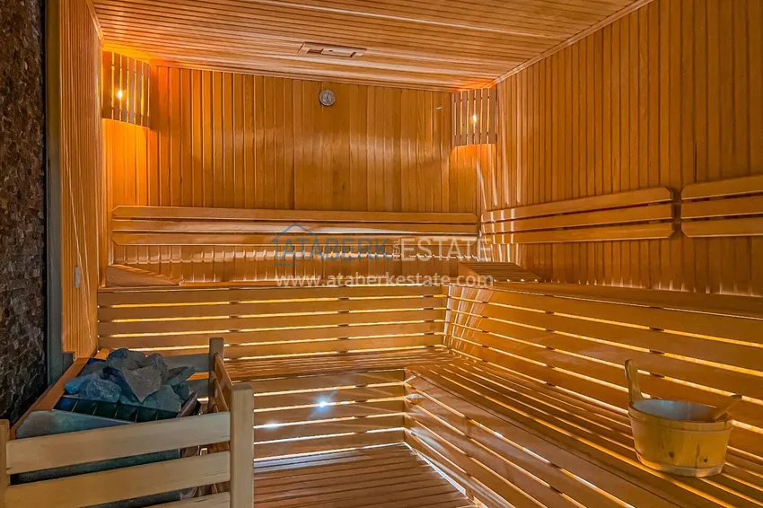Furnished apartment with sea view in Kargicak area, Alanya 9