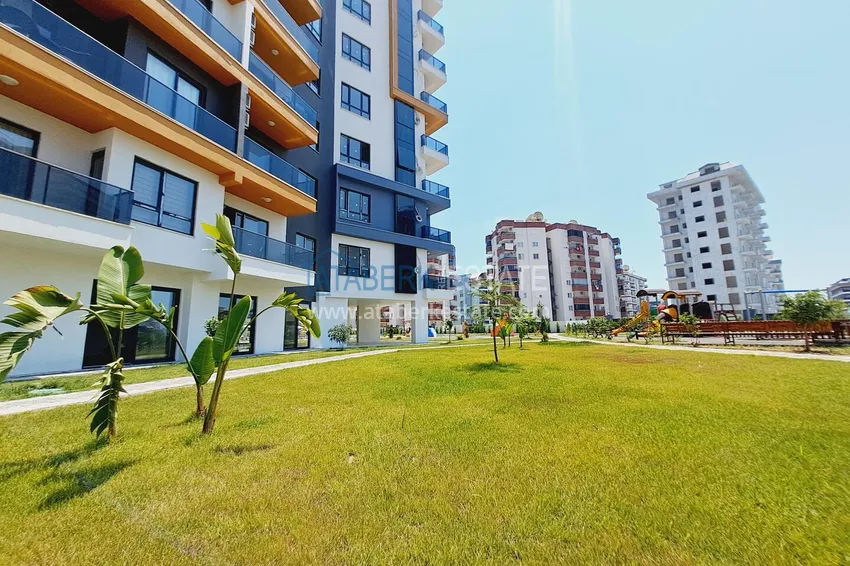 1+1 apartment with new furniture mountain views in a modern complex - Mahmutlar district, Alanya 11 