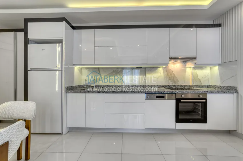 Kupuj Apartament pod klucz z dwiema sypialniami w Mahmutlar w nowoczesnym kompleksie 9