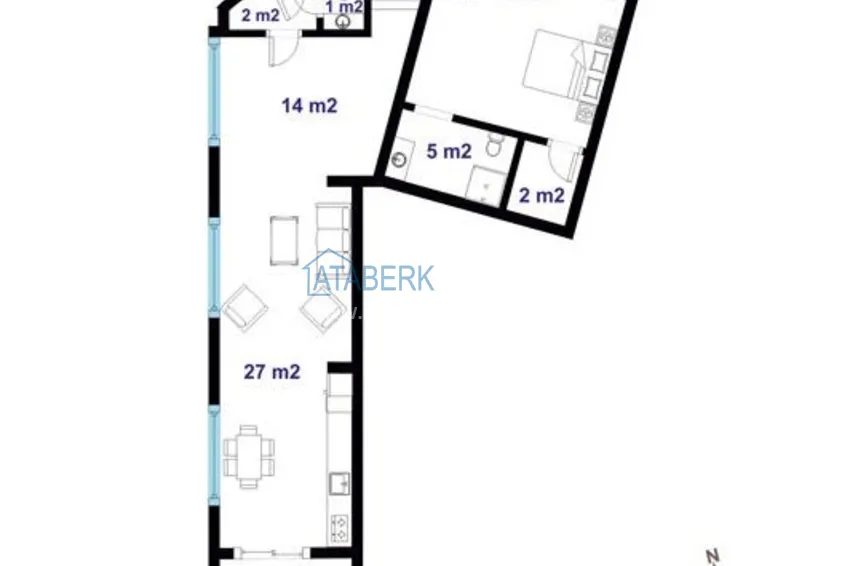 Buy cheap Gorgeous private villa with panoramic views and guest bungalow in Kestel, Alanya 4