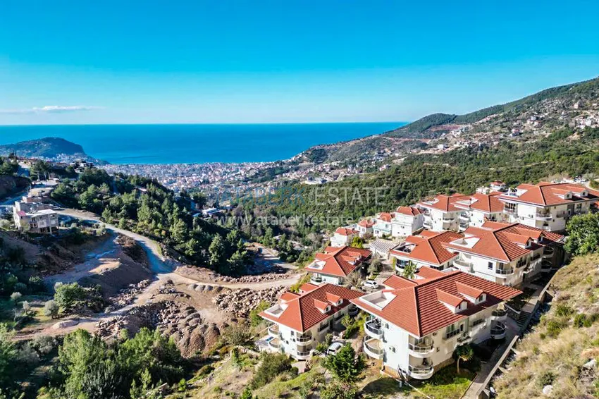 Spacious furnished duplex with views in the prestigious area of Alanya - Bektash 1