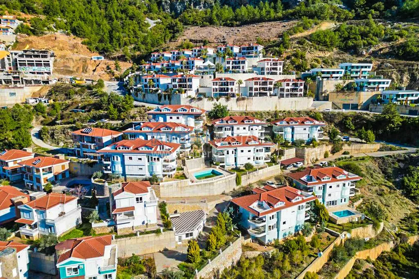 Spacious furnished duplex with views in the prestigious area of Alanya - Bektash 3