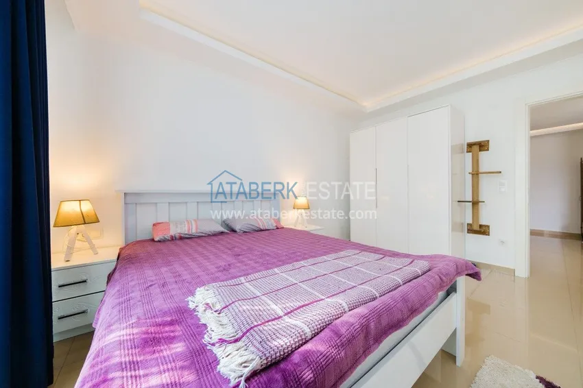 Kupuj Apartament pod klucz z 1 sypialnią i widokiem na góry w Alanyi, dzielnica Kestel 12