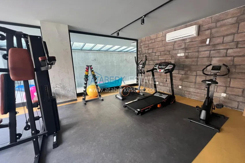 Furnished one-bedroom apartment for rent in the center of Alanya — near Cleopatra Beach No. 12 11