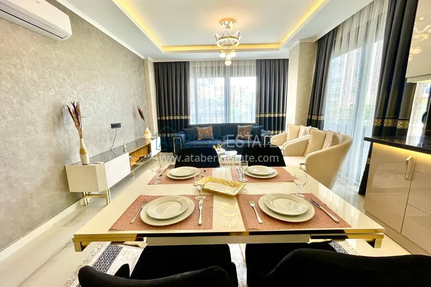 Purchase Garden duplex with modern interiors in a new residential complex, Oba district, Alanya 11