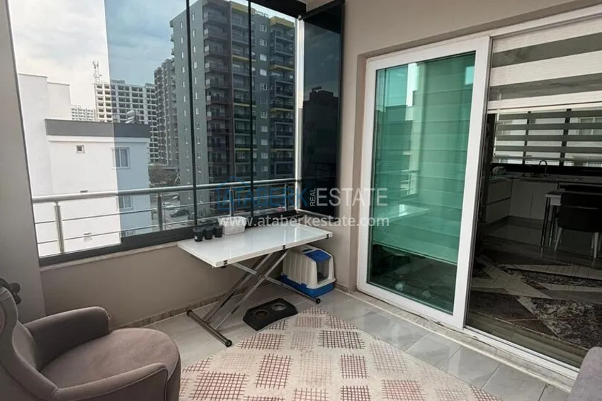 Purchase Two-bedroom apartment with a glazed balcony in Mersin, Tomyuk district 6