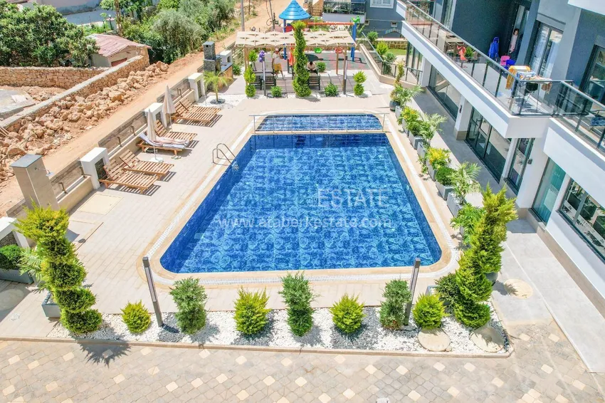 Garden duplex with modern interiors in a new residential complex, Oba district, Alanya 12