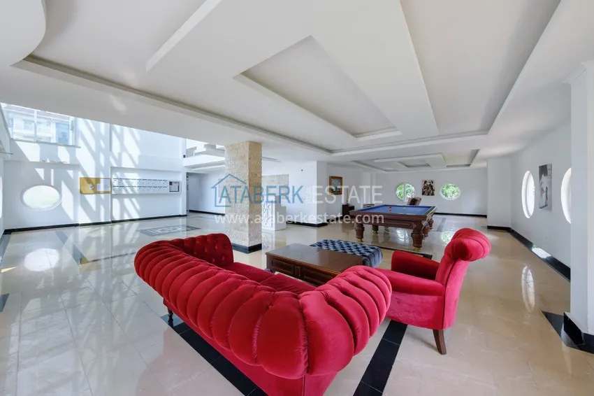 Apartament pod klucz z 1 sypialnią i widokiem na góry w Alanyi, dzielnica Kestel 14