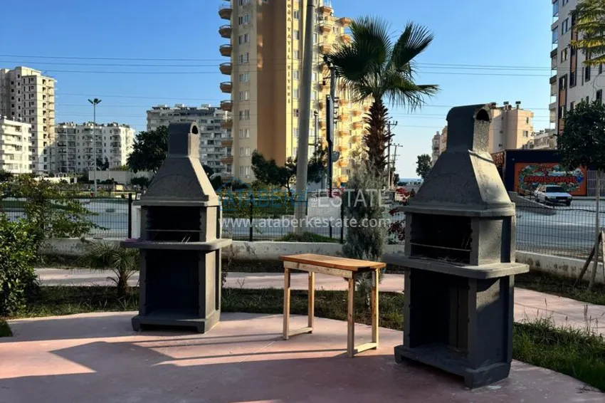Two-bedroom apartment with sea and mountain views in a modern complex — Mersin, Tomyuk district 12
