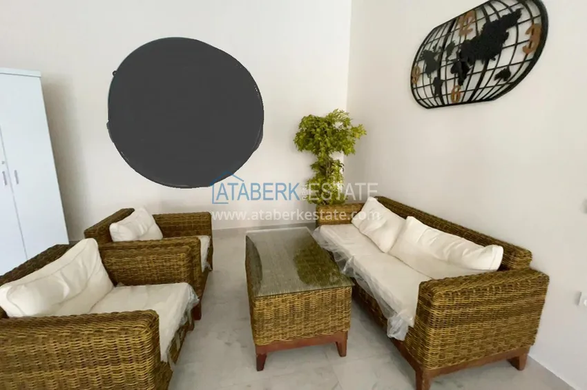 1+1 apartment in Mahmutlar with furniture and mountain views 12