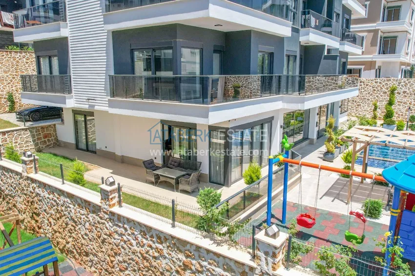 Garden duplex with modern interiors in a new residential complex, Oba district, Alanya 13