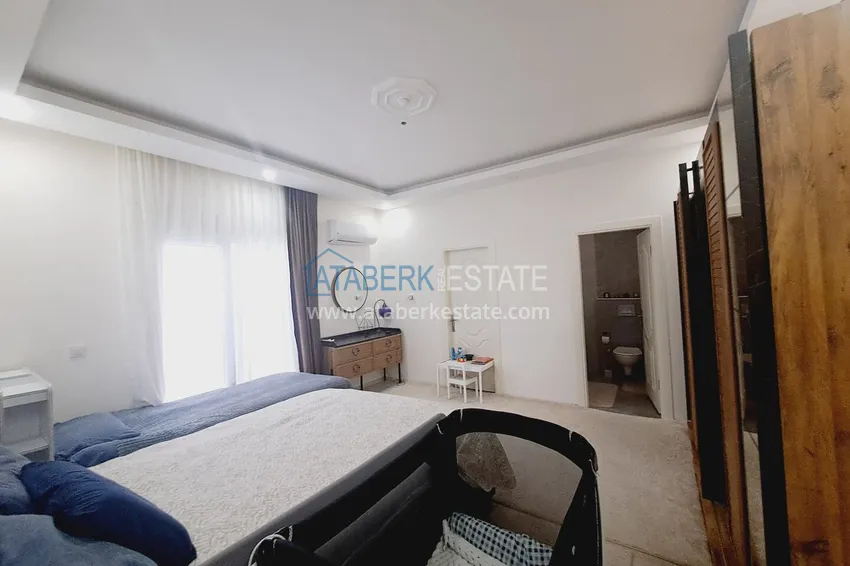 Purchase Furnished duplex penthouse with separate kitchen in Alanya, Mahmutlar district 13