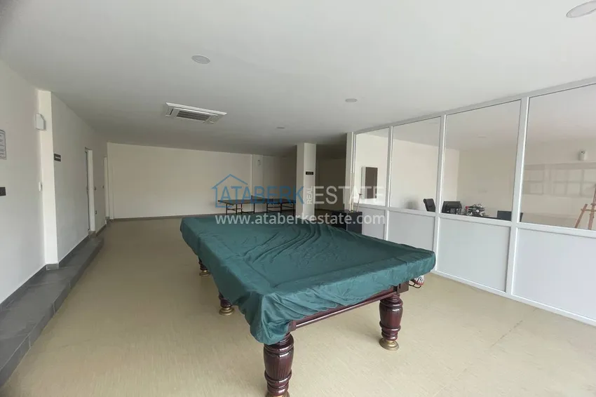 Semi-detached triplex villa in Kargicak area, furnished in a cottage complex 14