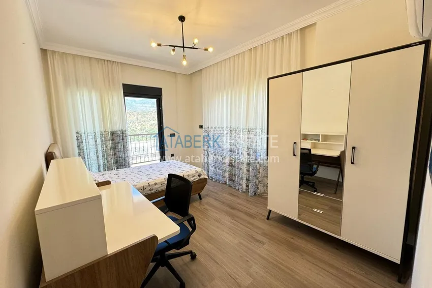 Purchase Semi-detached triplex villa in Kargicak area, furnished in a cottage complex 19