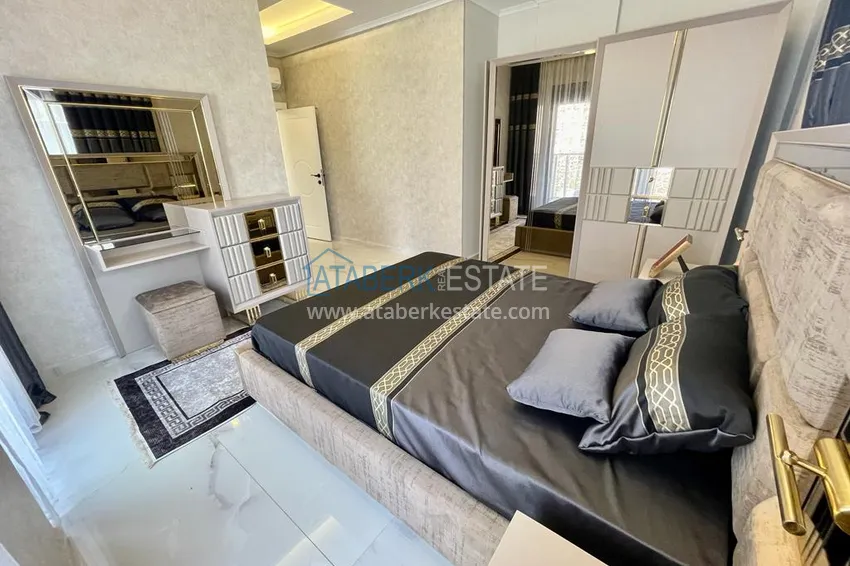 Purchase Garden duplex with modern interiors in a new residential complex, Oba district, Alanya 16